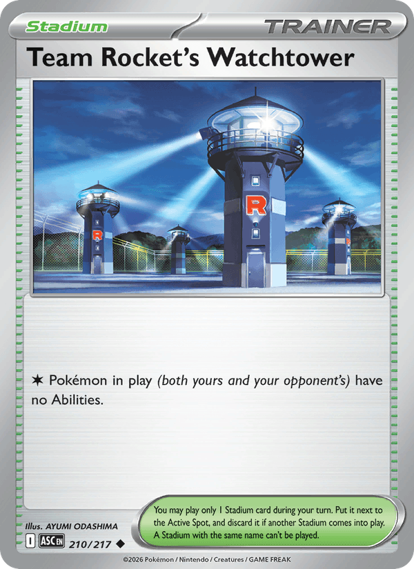 Team Rocket's Watchtower 210/217 Ascended Heroes English Pokémon card