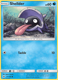 Shellder 33/149 Sun & Moon Base Set English Pokémon card