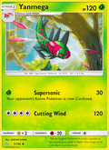 Yanmega 3/156 Ultra Prism English Pokémon card