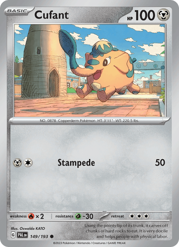 Cufant 149/193 Paldea Evolved English Pokémon card