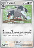 Tranquill 72/86 Black Bolt English Pokémon card