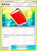 Pal Pad 132/156 Ultra Prism English Pokémon card