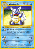 Wartortle 42/102 Base Set English Pokémon card