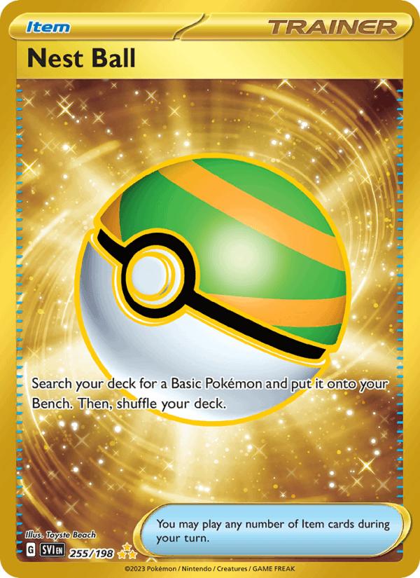 Nest Ball 255/198 Scarlet & Violet English Pokémon card