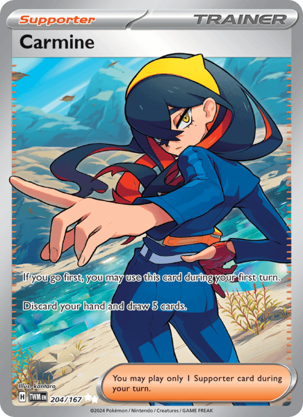 Carmine 204/167 Twilight Masquerade English Pokémon card
