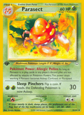 Parasect 35 Neo Revelation English Pokemon card