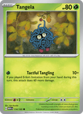 Tangela 114/165 151 English Pokémon card