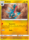 Gabite 98/156 Ultra Prism English Pokémon card