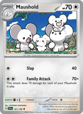Maushold 161/198 Scarlet & Violet English Pokémon card