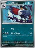 Honchkrow 132/193 Paldea Evolved English Pokémon card