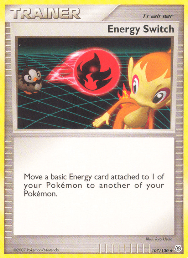 Energy Switch 107/130 Diamond & Pearl English Pokémon card