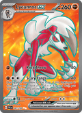 Lycanroc ex 241/193 Paldea Evolved English Pokémon card