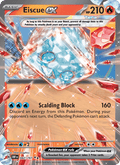 Eiscue ex 42/197 Obsidian Flames English Pokémon card