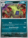 Tyranitar 135/193 Paldea Evolved English Pokémon card