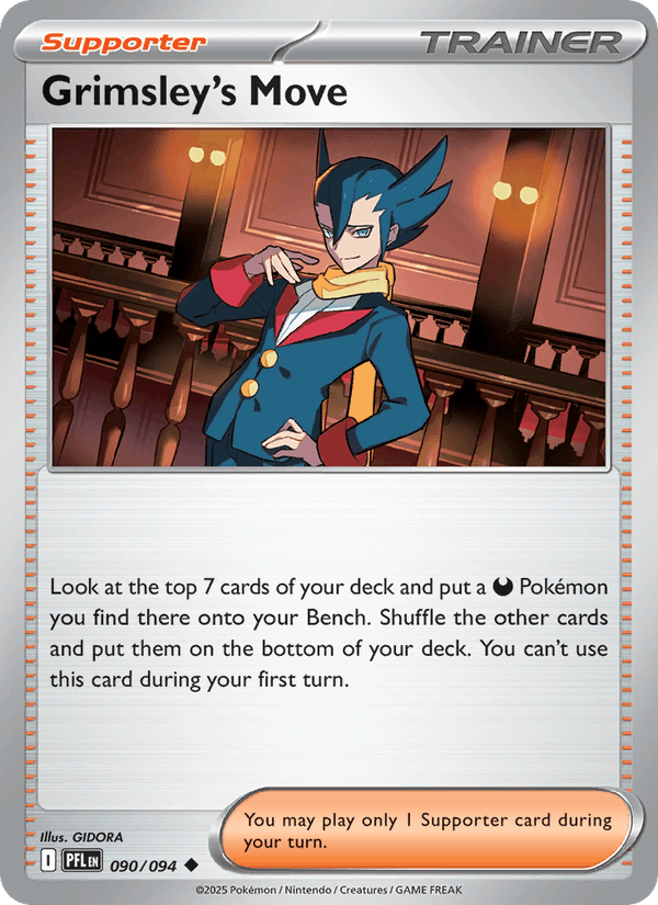 Grimsley's Move 90/94 Phantasmal Flames English Pokémon card