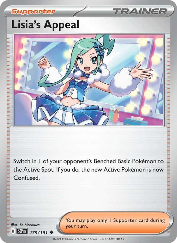 Lisia's Appeal 179/191 Surging Sparks English Pokémon card