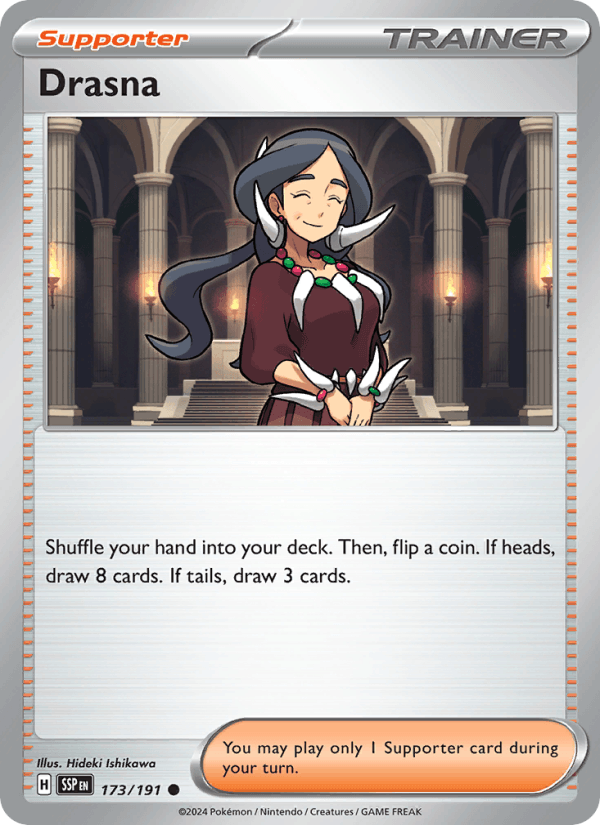 Drasna 173/191 Surging Sparks English Pokémon card