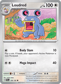 Loudred 149/182 Paradox Rift English Pokémon card
