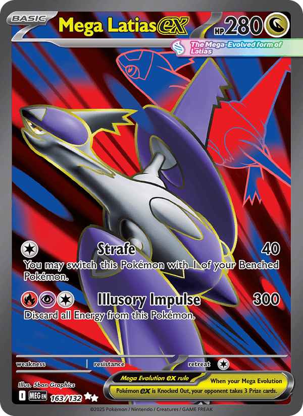 Mega Latias ex 163/132 Mega Evolution English Pokémon card