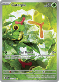 Caterpie 172/165 151 English Pokémon card