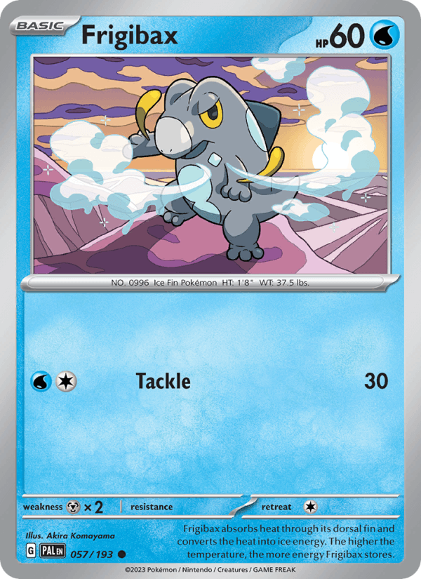 Frigibax 57/193 Paldea Evolved English Pokémon card