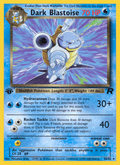 Dark Blastoise 20/82 Team Rocket English Pokémon card
