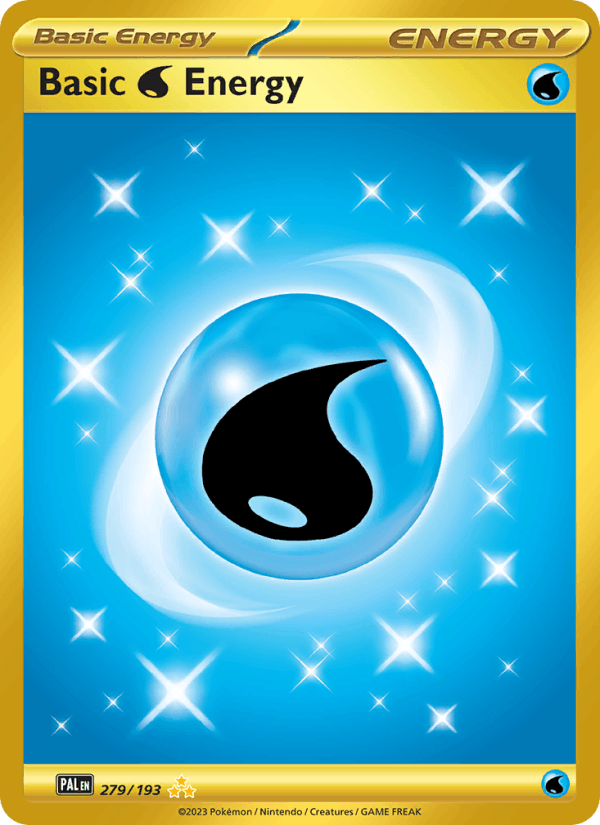 Basic Water Energy 279/193 Paldea Evolved English Pokémon card