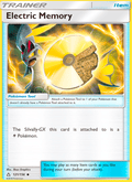 Electric Memory 121/156 Ultra Prism English Pokémon card