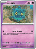 Bronzor 68/162 Temporal Forces English Pokémon card