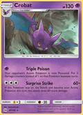 Crobat 56/149 Sun & Moon Base Set English Pokémon card