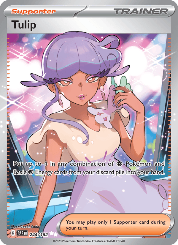 Tulip 244/182 Paradox Rift English Pokémon card