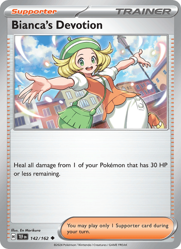 Bianca's Devotion 142/162 Temporal Forces English Pokémon card