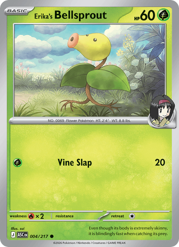 Erika's Bellsprout 4/217 Ascended Heroes English Pokémon card