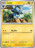 Luxio 67/167 Twilight Masquerade English Pokémon card