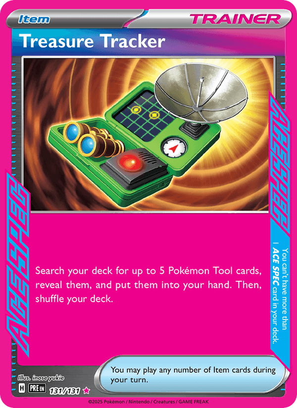Treasure Tracker 131/131 Prismatic Evolutions English Pokémon card