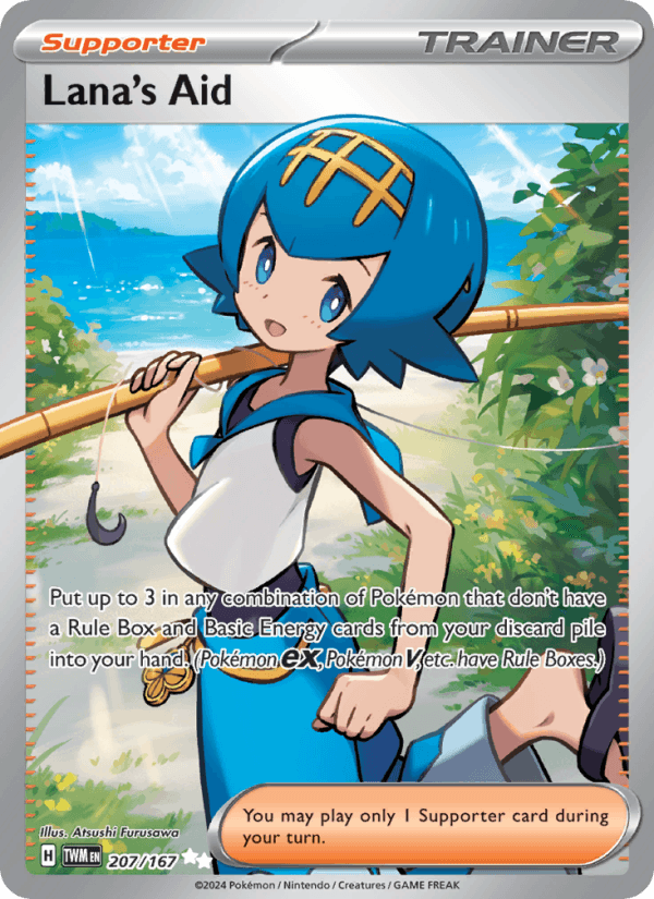 Lana's Aid 207/167 Twilight Masquerade English Pokémon card