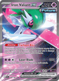Iron Valiant ex 89/182 Paradox Rift English Pokémon card