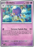 Drifblim 61/142 Stellar Crown English Pokémon card