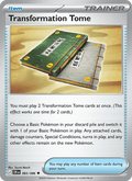 Transformation Tome 83/86 Chaos Rising English Pokémon card