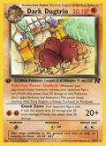 Dark Dugtrio 23/82 Team Rocket English Pokémon card