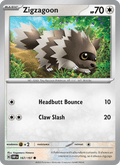 Zigzagoon 167/197 Obsidian Flames English Pokémon card
