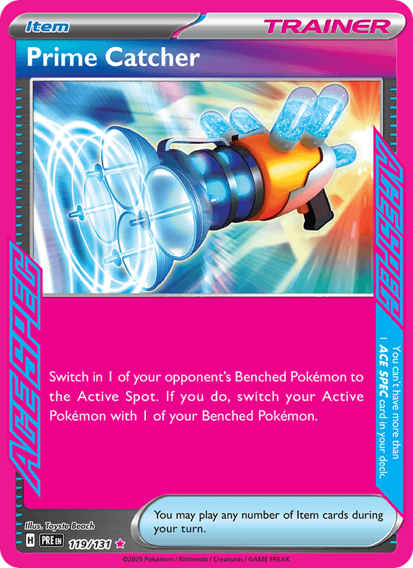 Prime Catcher 119/131 Prismatic Evolutions English Pokémon card