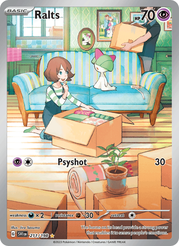 Ralts 211/198 Scarlet & Violet English Pokémon card