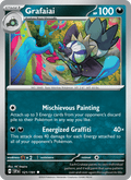 Grafaiai 121/191 Surging Sparks English Pokémon card