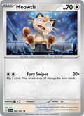 Meowth 48/64 Shrouded Fable English Pokémon card
