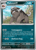 Mabosstiff 143/193 Paldea Evolved English Pokémon card