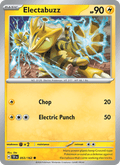 Electabuzz 53/162 Temporal Forces English Pokémon card