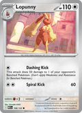 Lopunny 108/132 Mega Evolution English Pokémon card