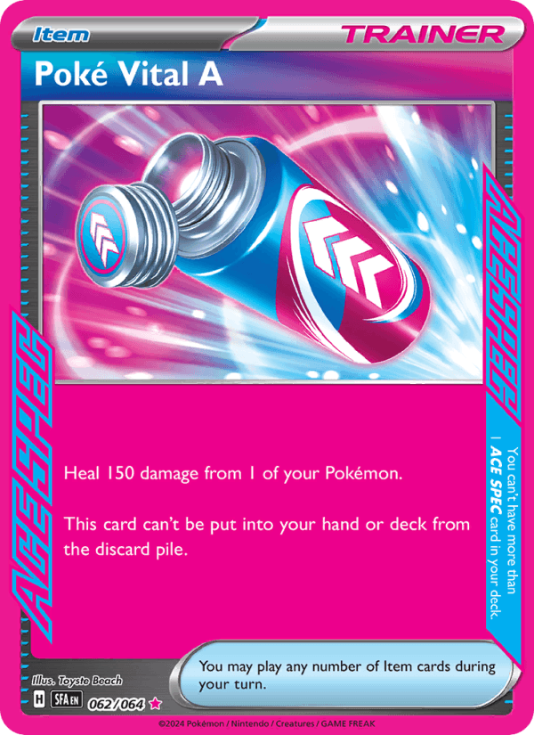 Poké Vital A 62/64 Shrouded Fable English Pokémon card