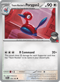 Team Rocket's Porygon2 154/182 Destined Rivals English Pokémon card